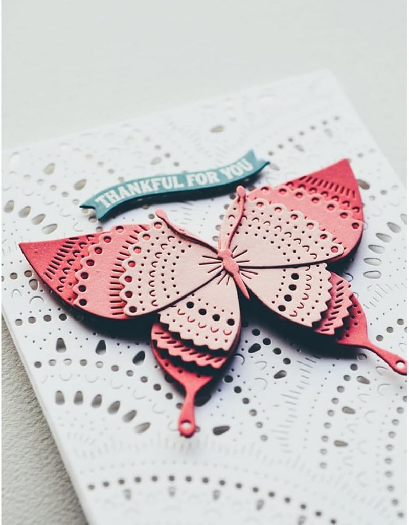 Mvchifay Cutting Dies for Card Making Metal Die-Cuts Scrapbooking Tool Hollow Frame DIY Craft Punch Template Embossing for Paper Album Decor (Hollow Frame-14.2x11cm) - Image 4